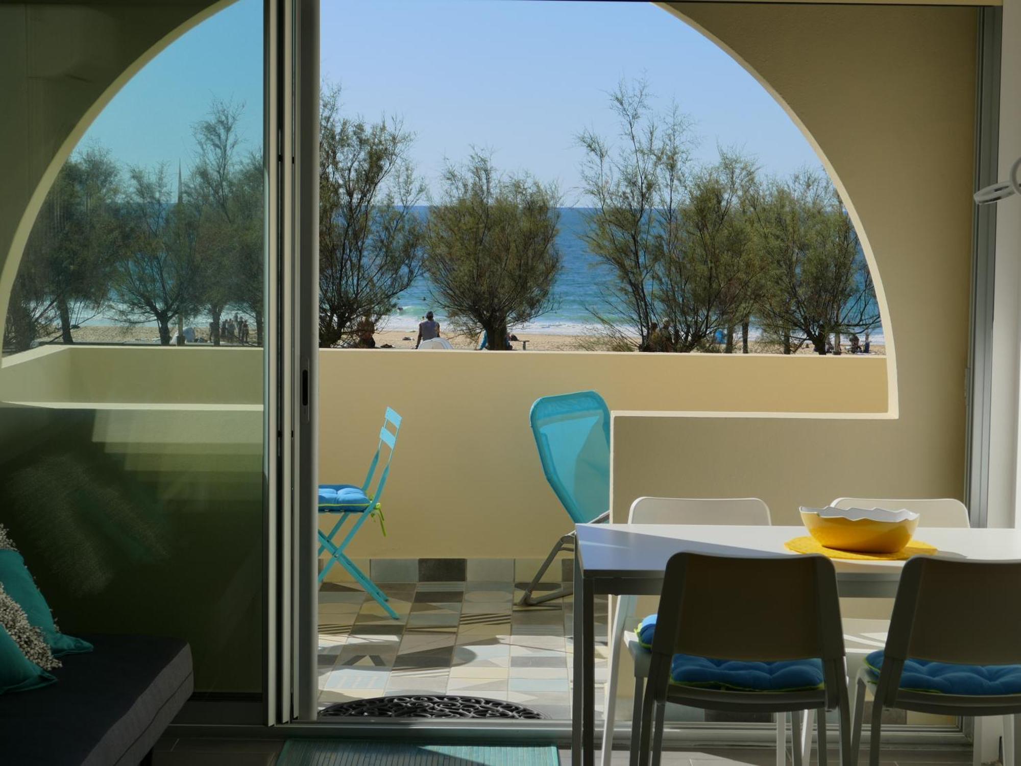 La Dune D'Or - Vue Mer, Studio Face A La Plage Avec Terrasse Soorts-Hossegor Exterior photo