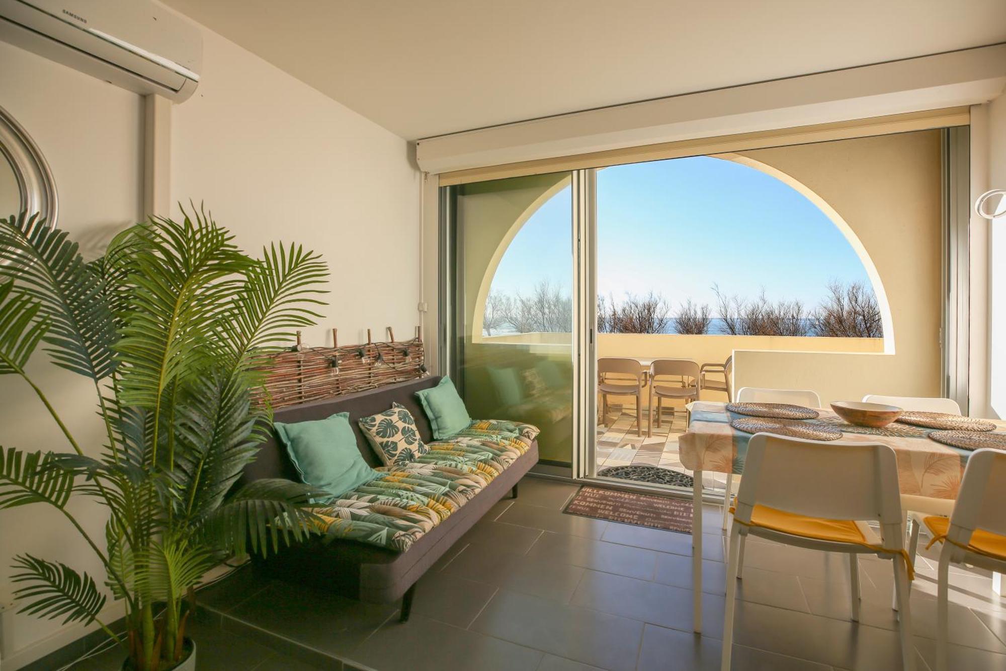 La Dune D'Or - Vue Mer, Studio Face A La Plage Avec Terrasse Soorts-Hossegor Exterior photo