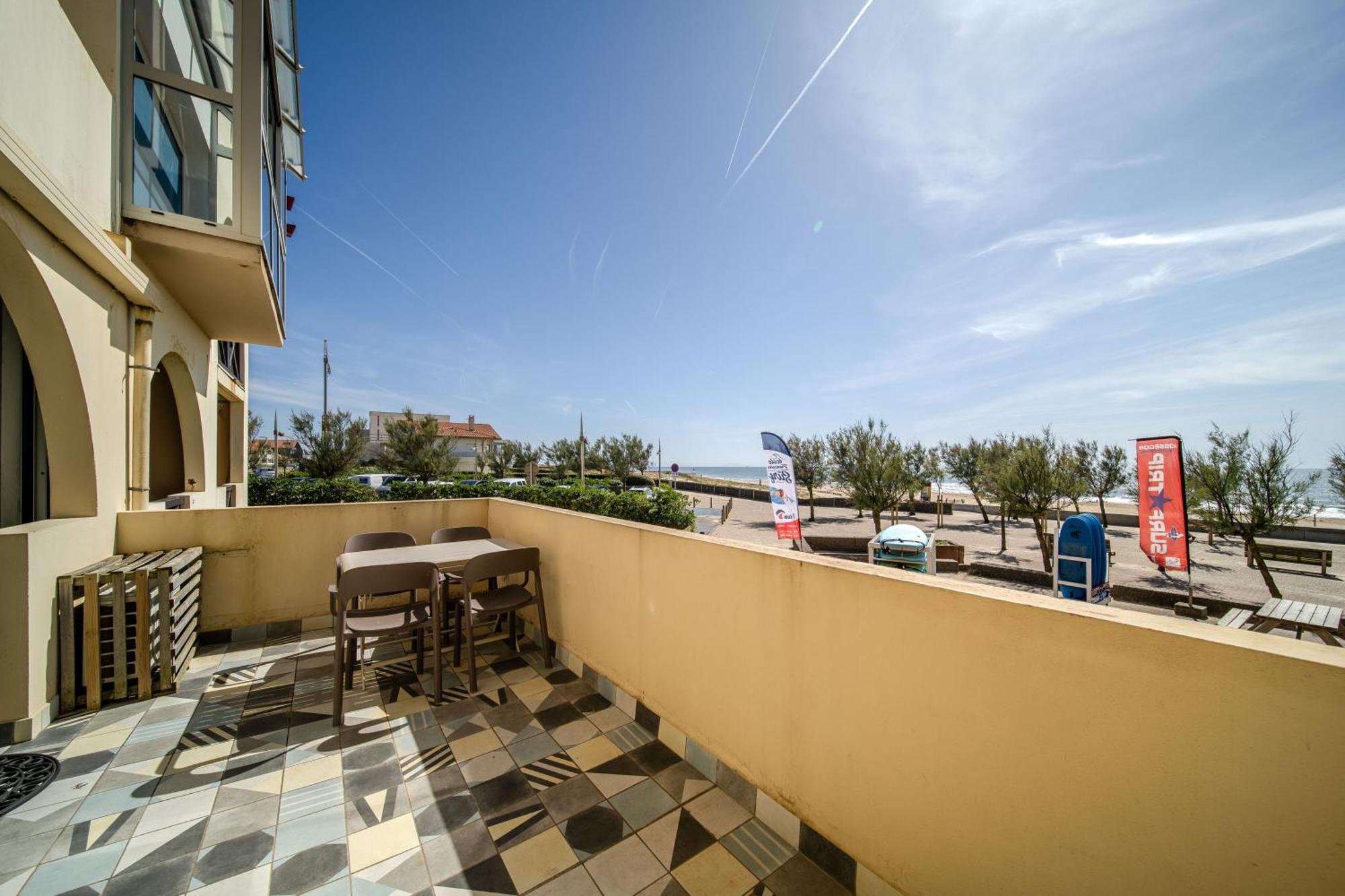 La Dune D'Or - Vue Mer, Studio Face A La Plage Avec Terrasse Soorts-Hossegor Exterior photo